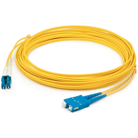 Add-On Addon 8M Asc (Male) To Lc (Male) Yellow Os2 Duplex Riser Fiber Patch ADD-ASC-LC-8M9SMF